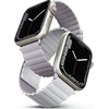 Uniq Išmaniojo laikrodžio Apple Watch 4/5/6/7/8/SE/ULTRA magnetinis/dvipusis dirželis, Rausvos spalvos, 44/45/49mm