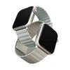 Uniq Išmaniojo laikrodžio Apple Watch 4/5/6/7/8/SE/ULTRA magnetinis/dvipusis dirželis, Smėlio/Žalsvos spalvos, 44/45/49mm