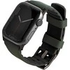 Uniq Išmaniojo laikrodžio Apple Watch 4/5/6/7/SE magnetinis/dvipusis dirželis, Žalios spalvos, 44/45/49mm