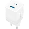PROOVE Išmanusis tinklo lizdas Kištukas 30W USB-A + USB-C QC3.0 PD3.0 PROOVE / WCPU30111202 / Baltas