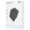 PROOVE Išmanusis tinklo lizdas kištukas 30W USB-A + USB-C QC3.0 PD3.0 PROOVE / WCPU30111201 / Juodas