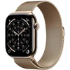 Apple Watch Series 11 GPS + Cellular 42mm Gold Titanium Case with Gold Milanese Loop - MF8Y4ET/A