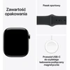 Išmanusis laikrodis „Apple Watch Series 11 GPS + Cellular“, 42 mm, titano spalvos korpusas su juodu sportiniu dirželiu – M/L