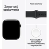 Išmanusis laikrodis „Apple Watch 11 GPS + Cellular“, 42 mm, titano spalvos sportinis dirželis, M/L, juodas (MF8T4ZR/A)