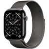 Apple Watch Series 11 GPS + Cellular 46mm Slate Titanium Case with Slate Milanese Loop - M/L - MFD44ET/A