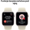 Išmanusis laikrodis Apple Watch SE 3 GPS + Cellular 40mm žvaigždžių šviesos aliuminio korpusas su smėlio spalvos sportine apyranke - S/M