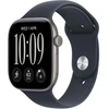 Išmanusis laikrodis Apple Watch Series 12 GPS 46 mm kosminio pilkojo aliuminio korpusas su tamsiai mėlyna sportine apyranke – S/M – MJEH4ET/A