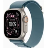 Išmanusis laikrodis Apple Watch Ultra 3 GPS + Cellular 49mm Natural Titanium Case with Light Mėlyna Alpine Loop – Medium, MEWM4QR/A