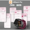 Išmanusis laikrodis Bemi SmartWatch Exo Juodas + Silikoninis dirželis Raudonas / Raudonas vynas