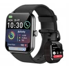 Išmanusis laikrodis „Blackview R50“, 1,85 colio TFT HD, 350 mAh baterija, 24 valandų SpO2 aptikimas + širdies ritmo stebėjimas, skambučių ir SMS pranešimai, Mėlyna