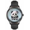 Išmanusis laikrodis COLMI L28 Smart Watch (juodas silicone + juodas leather strap)