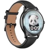 Išmanusis laikrodis COLMI L28 Smart Watch (juodas silicone + juodas leather strap)