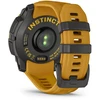 Išmanusis laikrodis „Garmin Instinct 3“ – 45 mm, „Solar Sunburst“ su silikoniniu dirželiu nuo saulės spindulių / pilkos spalvos