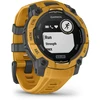 Išmanusis laikrodis „Garmin Instinct 3“ – 45 mm, „Solar Sunburst“ su silikoniniu dirželiu nuo saulės spindulių / pilkos spalvos