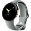 Išmanusis laikrodis Google Pixel Watch LTE 32GB, Auksinės spalvos korpusas su pilkos spalvos silikoniniu dirželiu
