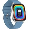 Išmanusis laikrodis Maxcom Fit FW55 Aurum Pro, Sidabrinės spalvos korpusas su mėlynos spalvos dirželiu