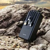 Dudao K11 Max 30000mAh Powerbank su integruotais kabeliais – juodos spalvos