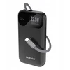 Dudao K31 10000 mAh 22.5W PD Powerbank su integruotu kabeliu – juodos spalvos