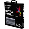 Išorinis kietasis diskas SSD Adata SE880 500GB, rašymo greitis 2000 MB/s, skaitymo greitis 2000 MB/s