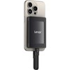 Išorinis kietasis diskas SSD Lexar SL500 Mag Set, 2TB, juodos spalvos (LSL500M002T-RNBNG)