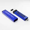 „iStorage datAshur PRO+C“ 256 GB mėlyna USB atmintinė (IS-FL-DA3C-256-256)