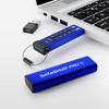 Pendrive iStorage datAshur PRO+C 512GB Mėlyna (IS-FL-DA3C-256-512)