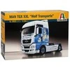 Italeri MAN TGX XXL Wolf Transporte 1/24 surenkamas sunkvežimio modelis