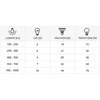 Italux 4W LED filamentinė lemputė, E27, G125, 2200K