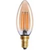 Italux 4W LED lemputė, E14, gintaro sp., 2200K, dimeriuojama