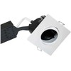 Italux Nordtronic Uni Install - Downlight ekskl. GU10 Lyskilde - Firkantet Hvid