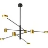 Italux Pakabinamas šviestuvas Remdal PND-16374-8-BK-GD-3K