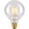 Italux 4W LED lemputė, G95, E27, skaidri, 2200K, dimeriuojama