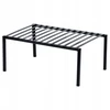 Itimport Virtuvinė lentyna metalinė juoda 33x21x14 cm