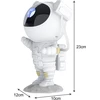 Izoxis 21857 astronautas LED žvaigždžių projektorius
