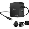 J5J5Create J5create – 102 W GaN PD USB-C 2 prievadų įkroviklis, keičiami kintamosios srovės kištukai
