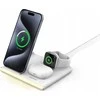 Jabees PowerGlow 4w1 Įkroviklis QI na Telefonas Išmanusis laikrodis Ausinės Lampa LED / Baltas
