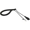 Jabra Kabelunterteil QD auf RJ10 (Regel-Belegung, 2 m, spiral)