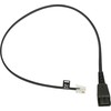 Jabra QD cord to RJ10 0,5m
