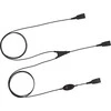 „Jabra Supervisor“ kabelis: QD–2x QD (įskaitant nutildymo jungiklį)