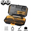 JAKEMY JM-8183 precizinio atsuktuvo rinkinys su atidarymo įrankiais ir replėmis (145 viename)