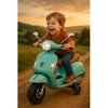 Jamara Važiuojamasis „Vespa GTS 125“, 3 metai, 4 ratas(-ai), žalias, reikalingos baterijos