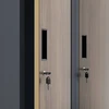 Jan Nowak Dviejų skyrių darbuotojo spintelė antracito / riešuto Eco Design* KACPER II 600 x 1800 x 500 mm