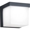 Lumen Jangdzės LED sieninis šviestuvas 330 liumenų 13 cm aliuminio antracitas