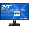 Carruzzo JAPANNEXT JN-IPS270UHD60F kompiuterio monitorius 68,6 cm (27″) 3840 x 2160 pikseliai 4K Ultra HD LED Juoda