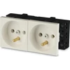 Javel 2M dvigubas elektros lizdas