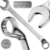 JCB 75 laipsnių kampu atviro galo veržliaraktis 30 mm