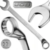 JCB 75 laipsnių kampu atviro galo veržliaraktis 27 mm