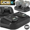 JCB Charger Baterijos įkroviklis - Dvigubas 18V, 2x3,5A