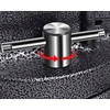 JCB Ketaus pasukamas spaustuvas su priekalu 8" 200 mm (nerūdijančio ketaus)