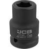 JCB Smūginė galvutė 3/4'' 17mm (šešiabriaunė)